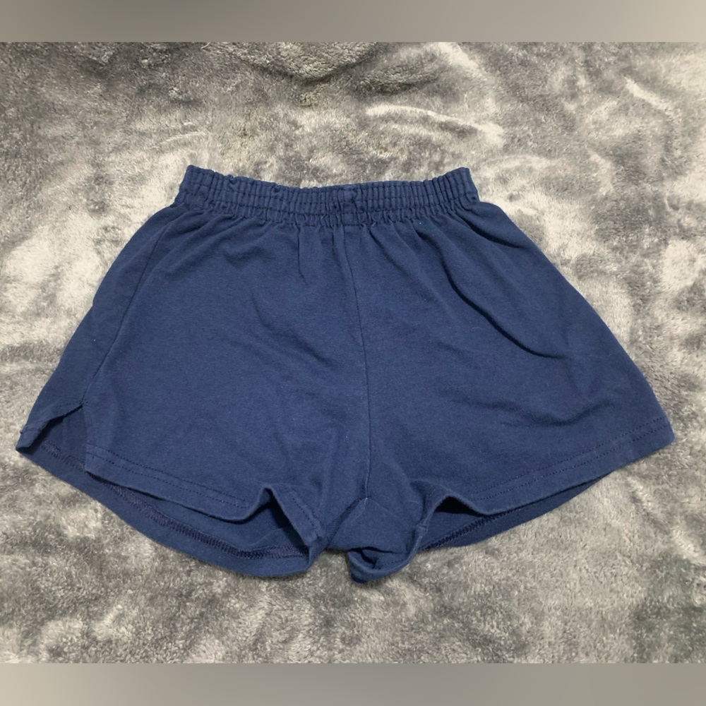 Dark blue dance shorts in the size small